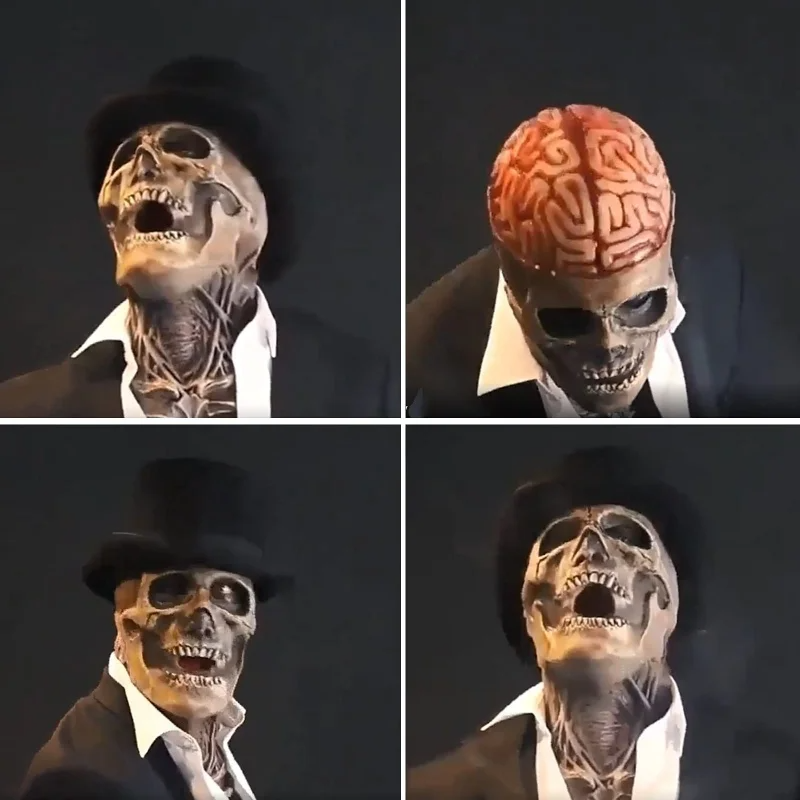 Skeleton Mask: Realistic and Terrifying Skeleton Mask for Halloween Costume