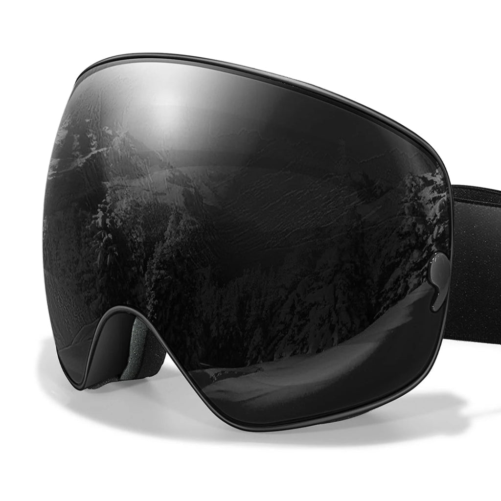Ski Goggles with Anti-Fog Coating, UV400 Protection and Night Vision Lenses