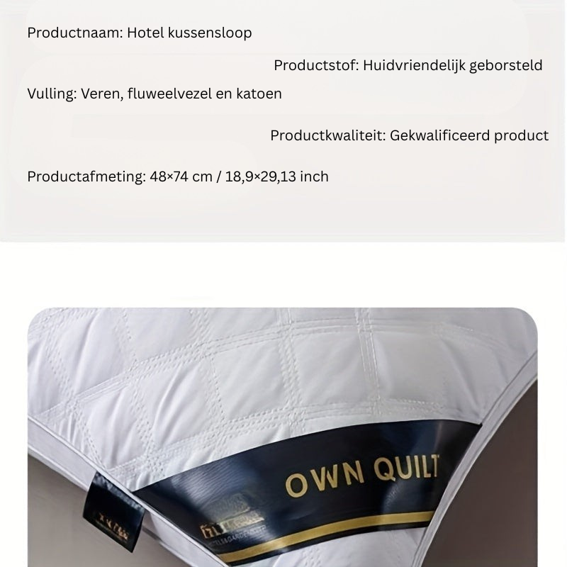 Sleep Comfort Set – 2 Hypoallergenic 3D Pillows for Hotel-Quality Sleep