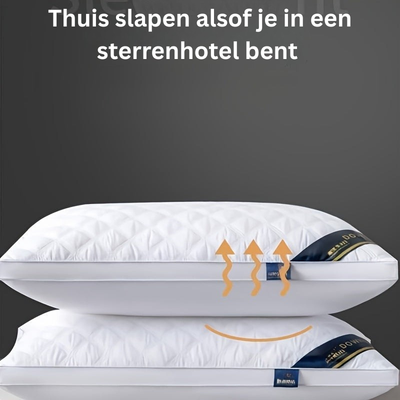 Sleep Comfort Set – 2 Hypoallergenic 3D Pillows for Hotel-Quality Sleep