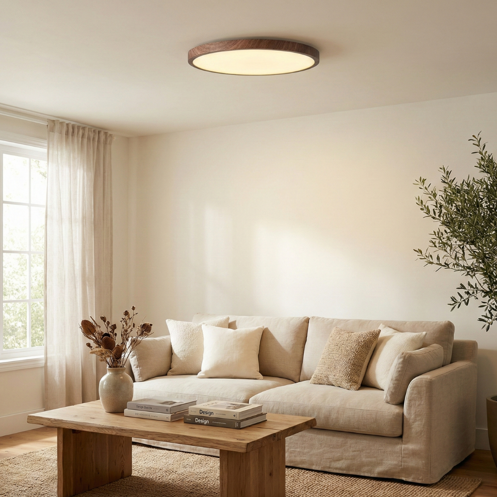 Slim LED Ceiling Light with Modern Flush Mount for Elegant Lighting