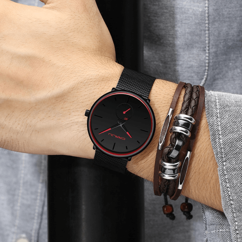 Slim Modern Men's Watch - Minimalist & Elegant