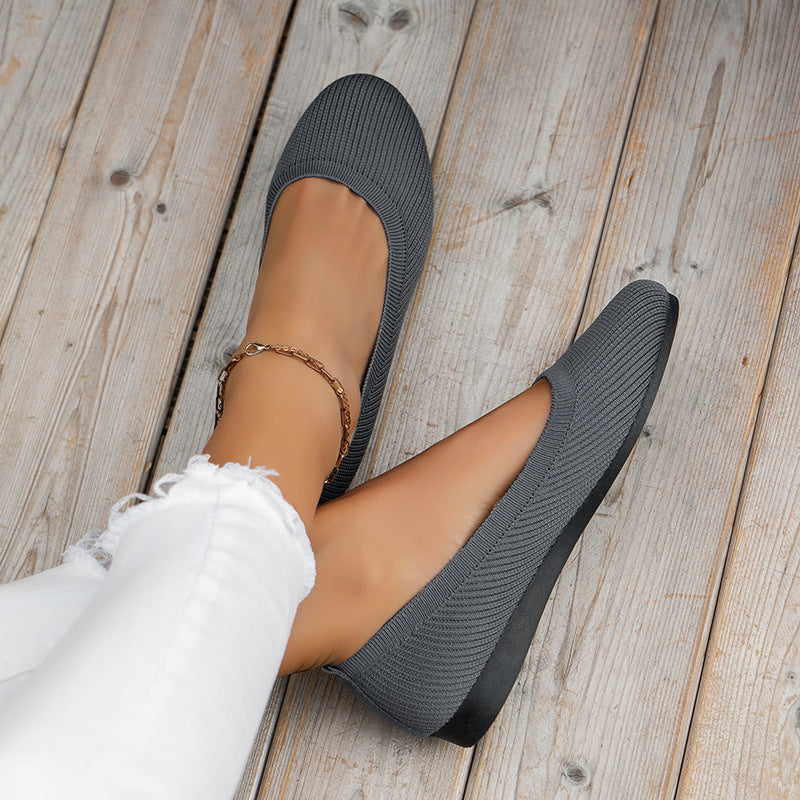 Slip-On Orthopedic Ballerina Shoes and Slippers