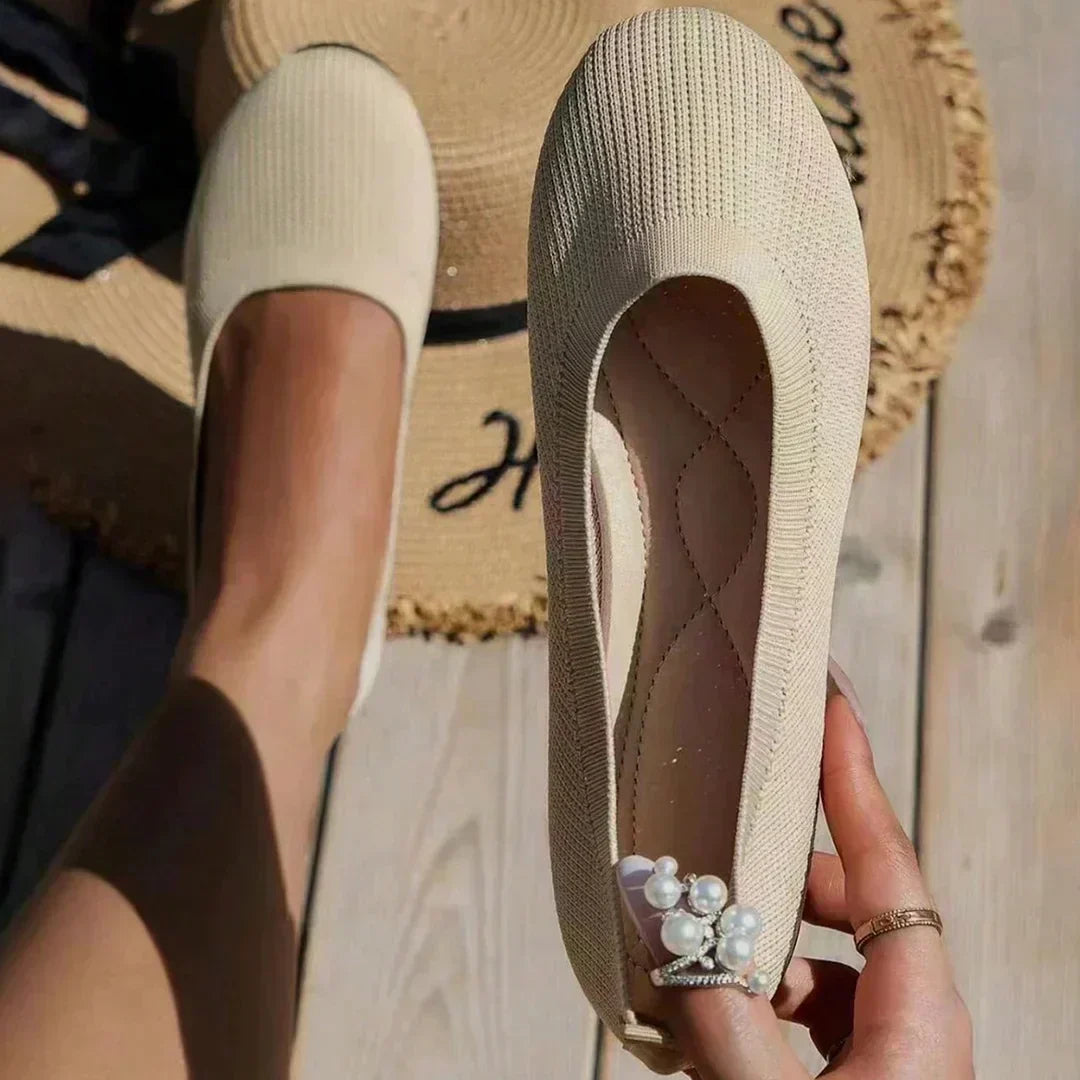 Slip-On Orthopedic Ballerina Shoes and Slippers