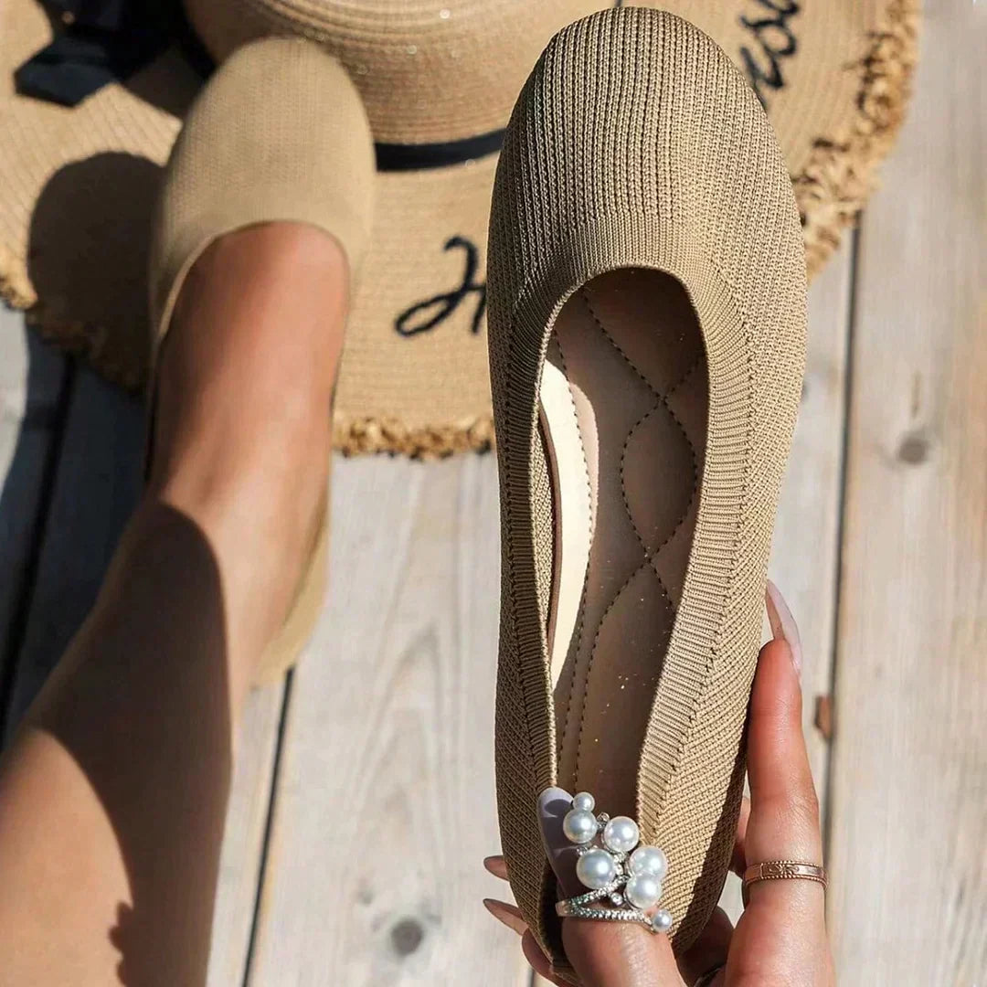 Slip-On Orthopedic Ballerina Shoes and Slippers