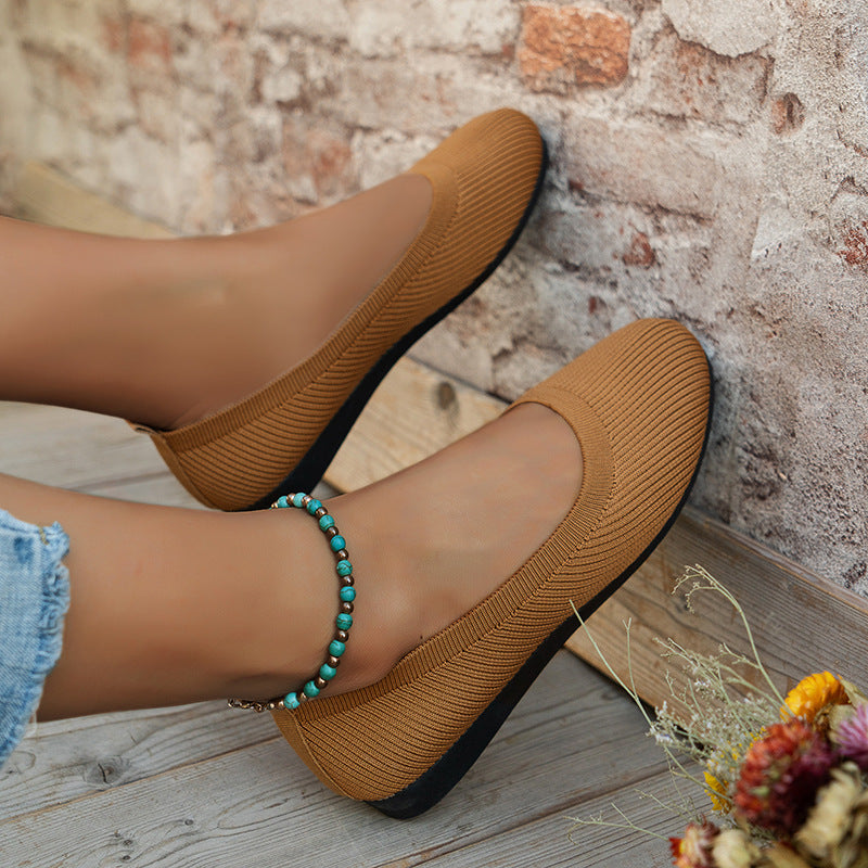Slip-On Orthopedic Ballerina Shoes and Slippers