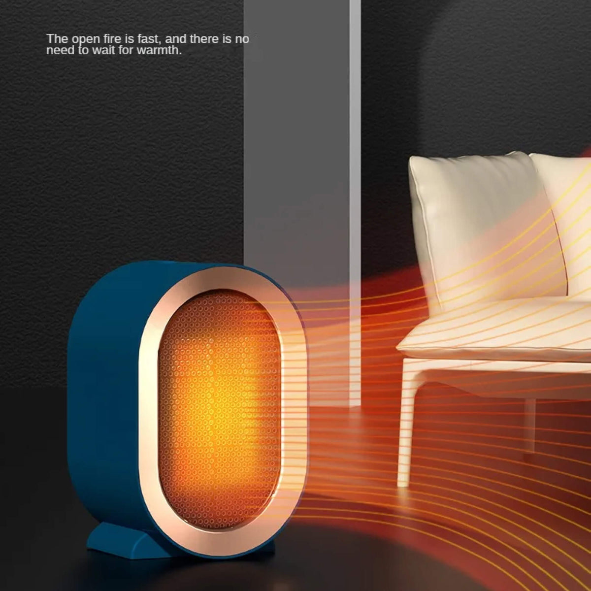 Small Portable Electric Space Heater – Energy-Efficient, Low-Energy and Power-Saving