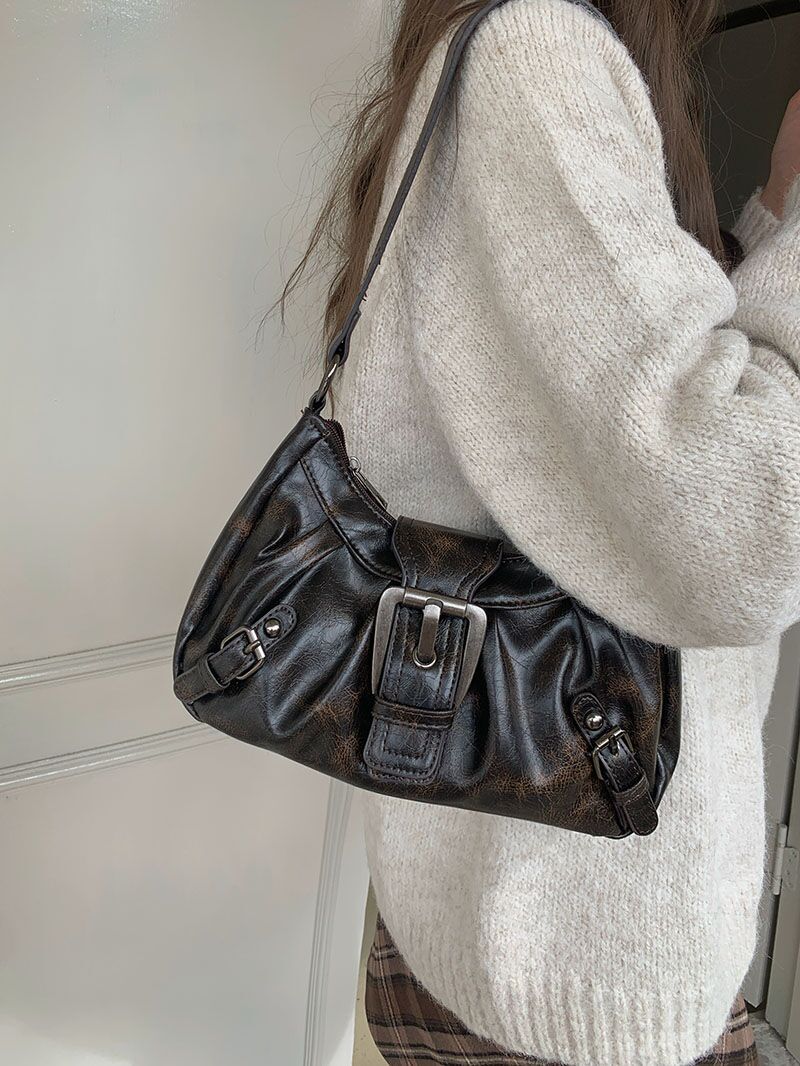 Small Retro Leather Handbag