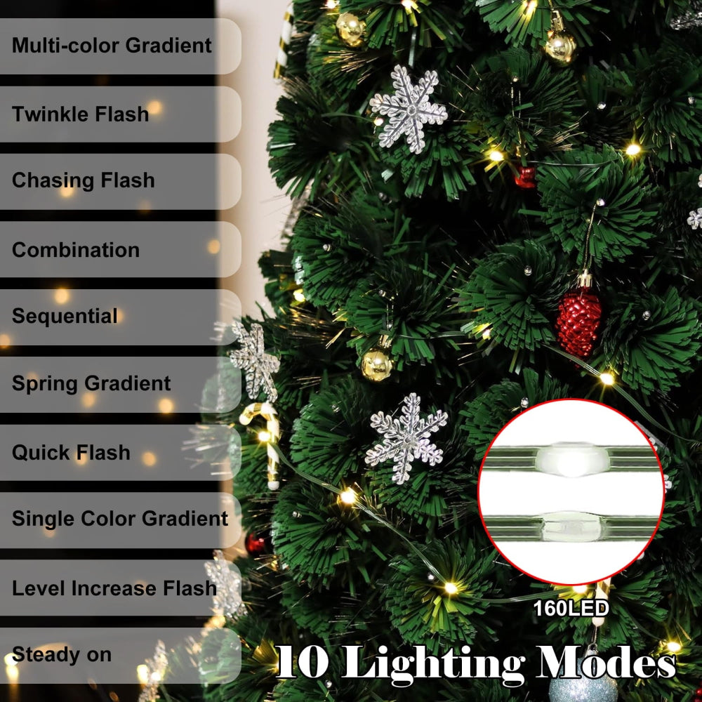 Smart Controlled Outdoor LED Christmas Tree Lights - Outdoor Christmas Decoration
