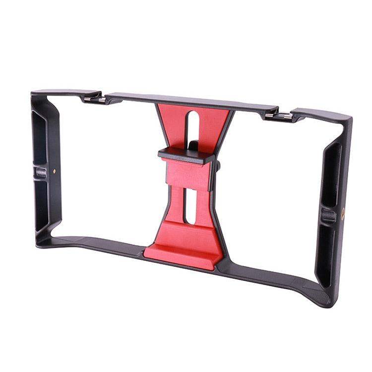 Smartphone Video Rig Stabilizer with Light – Smooth Filming & Lighting for Mobile Recording