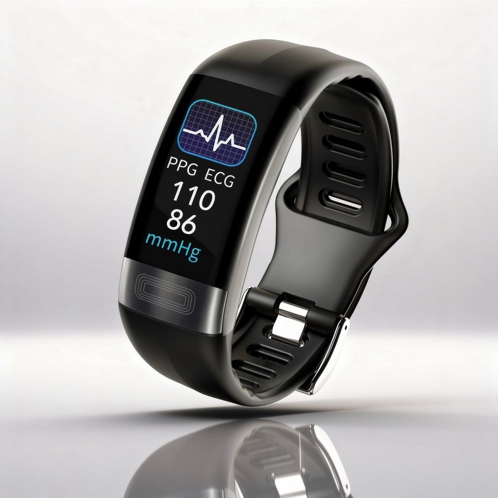 Smartwatch with Health Tracking, ECG, Blood Pressure and Sleep Tracking