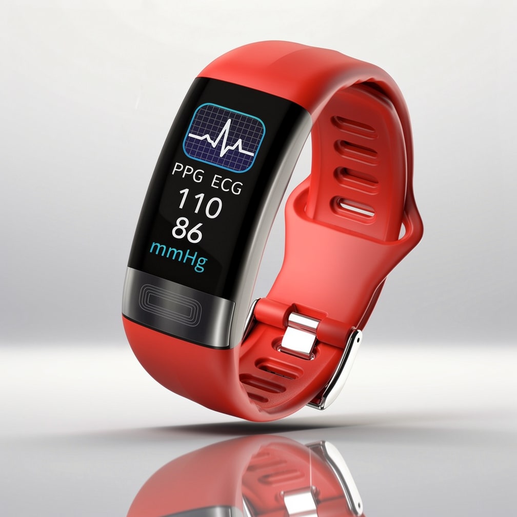 Smartwatch with Health Tracking, ECG, Blood Pressure and Sleep Tracking