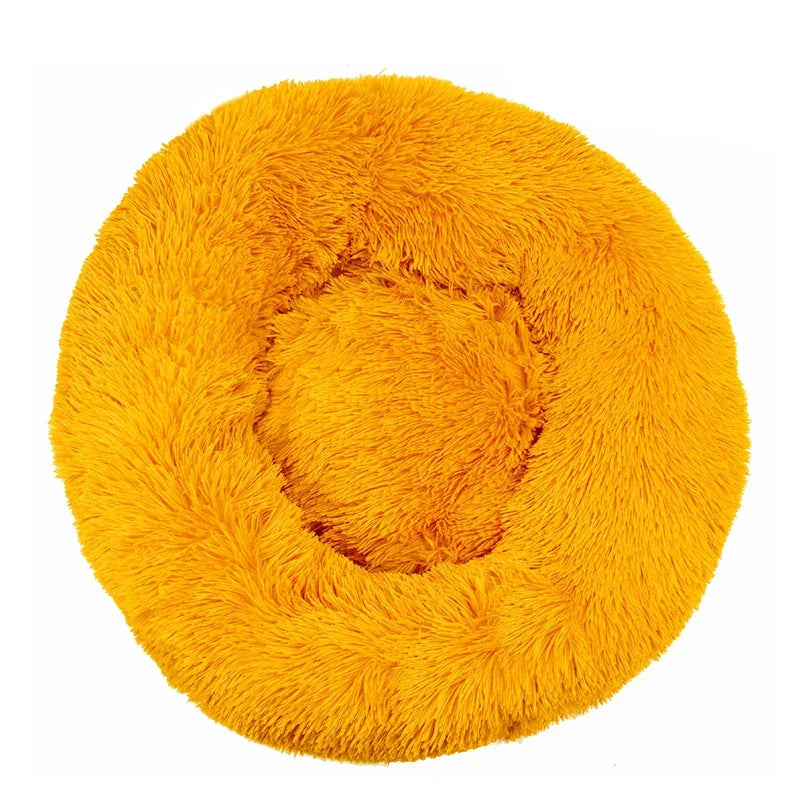 Soft and Calming Donut Bed for Cats and Dogs