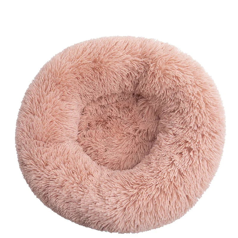 Soft and Calming Donut Bed for Cats and Dogs