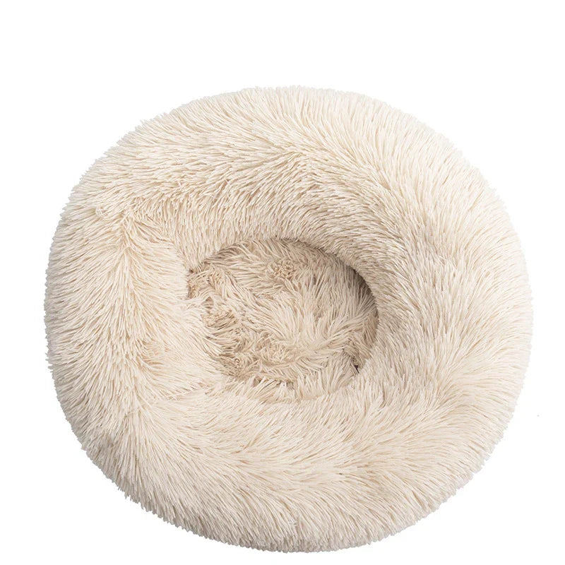 Soft and Calming Donut Bed for Cats and Dogs