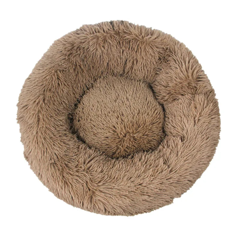 Soft and Calming Donut Bed for Cats and Dogs