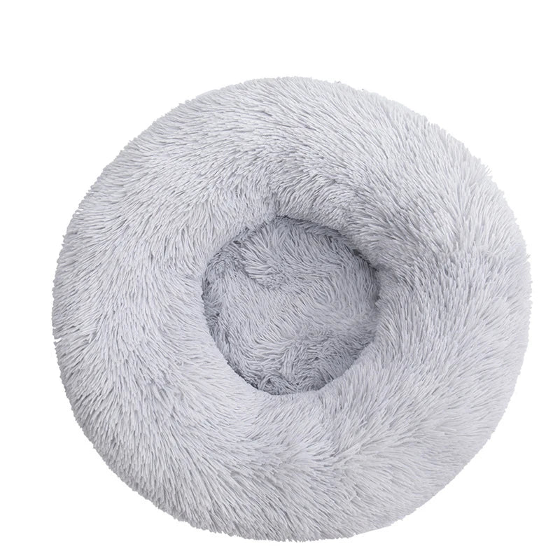 Soft and Calming Donut Bed for Cats and Dogs