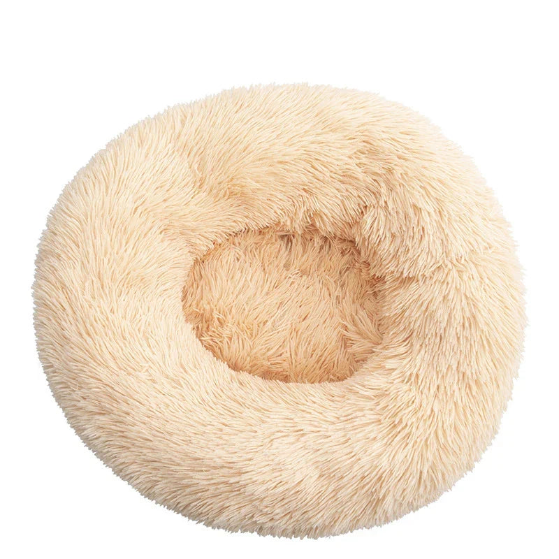 Soft and Calming Donut Bed for Cats and Dogs