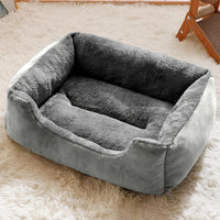 Soft Cat and Dog Bed for Small Pets with Comfortable Plush Border