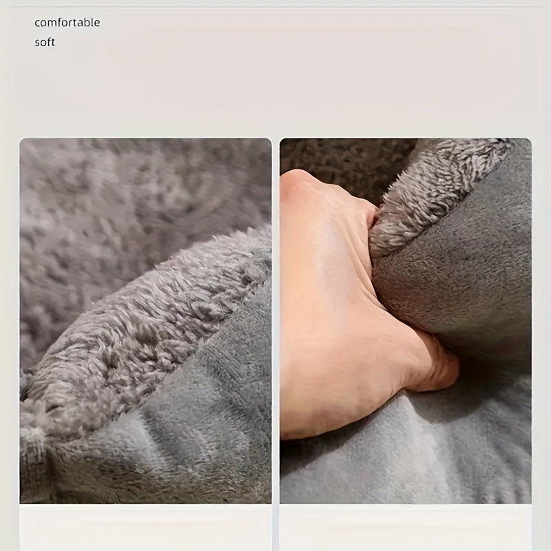 Soft Cat and Dog Bed for Small Pets with Comfortable Plush Border