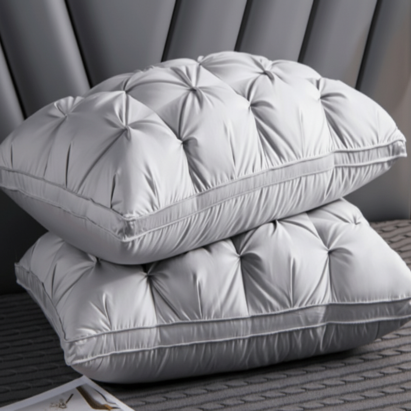 Soft Goose Down Sleeping Pillow – Hypoallergenic, Breathable and Comfortable