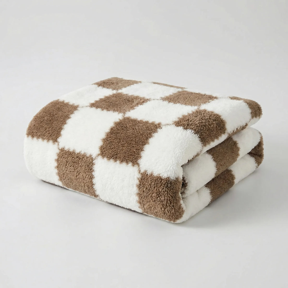 Soft Plaid Fleece Blanket for the Sofa