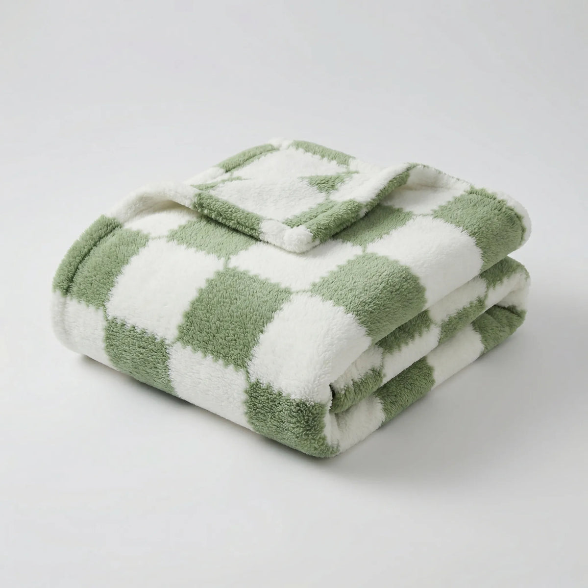 Soft Plaid Fleece Blanket for the Sofa