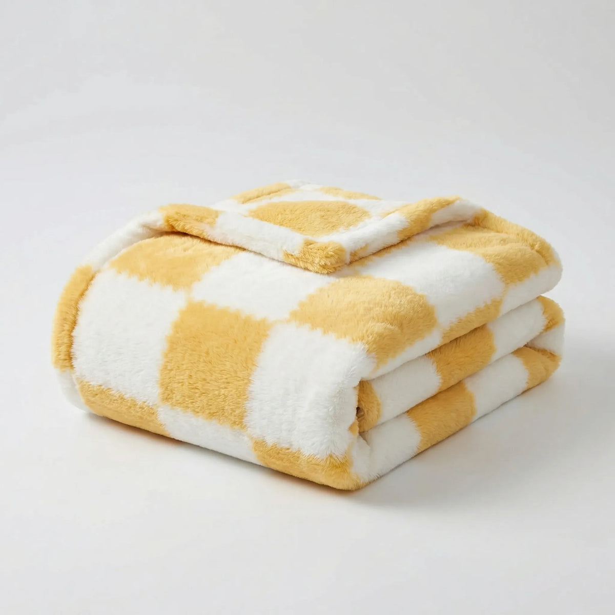 Soft Plaid Fleece Blanket for the Sofa