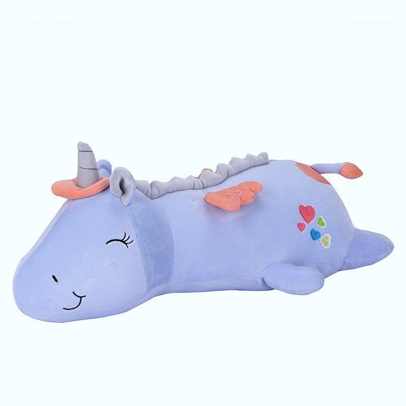 Soft Plush Unicorn Toy with Light-Up Feature – Safe Velvety Material for Kids