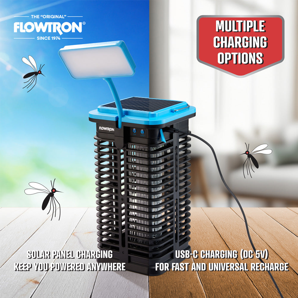 Solar Bug Zapper, 530 Sq. Ft. Coverage