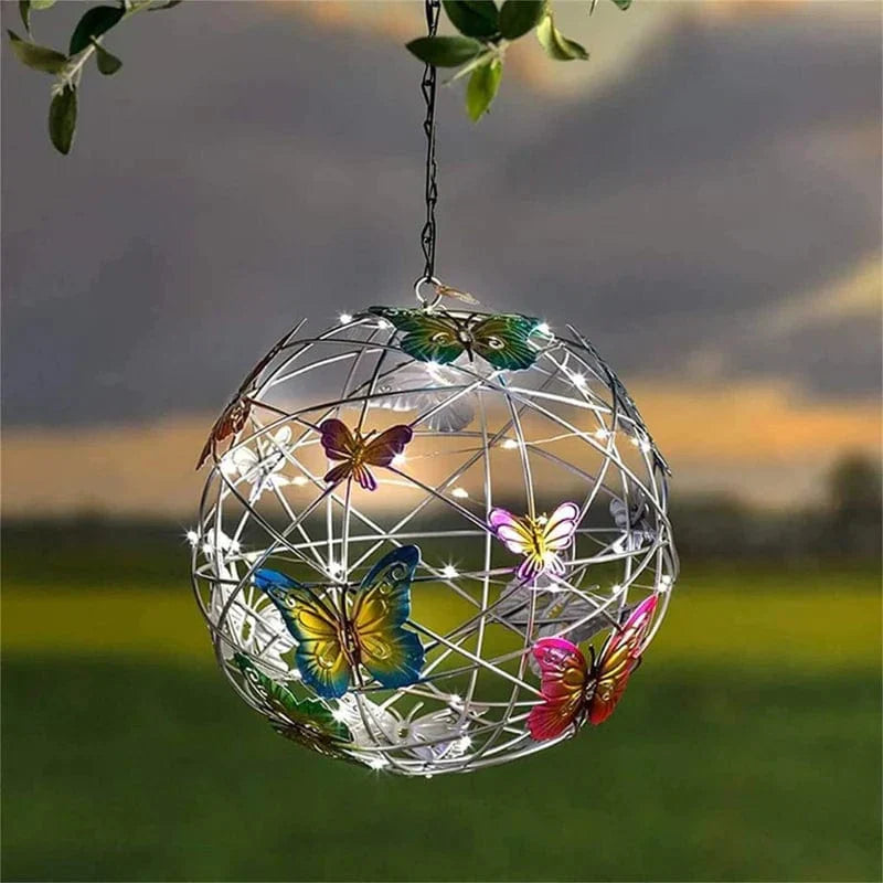 Solar Butterfly Garden Lamp