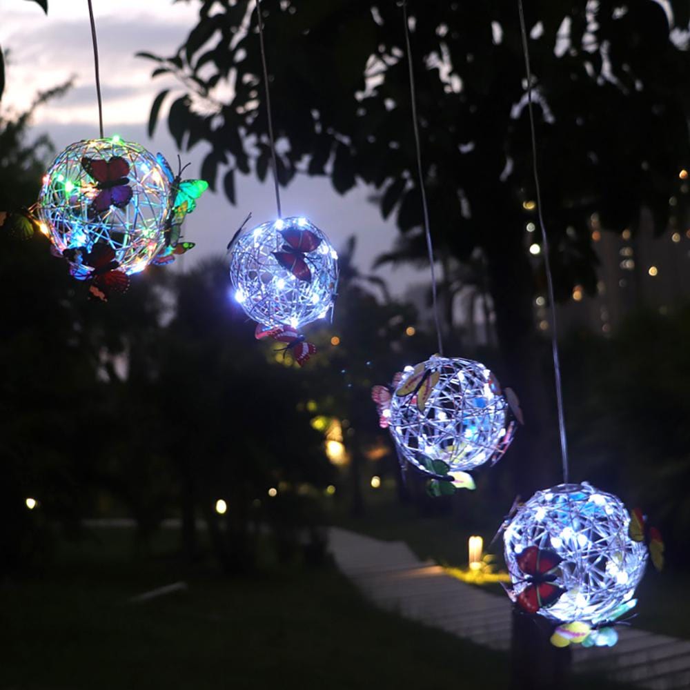 Solar Butterfly Garden Lamp