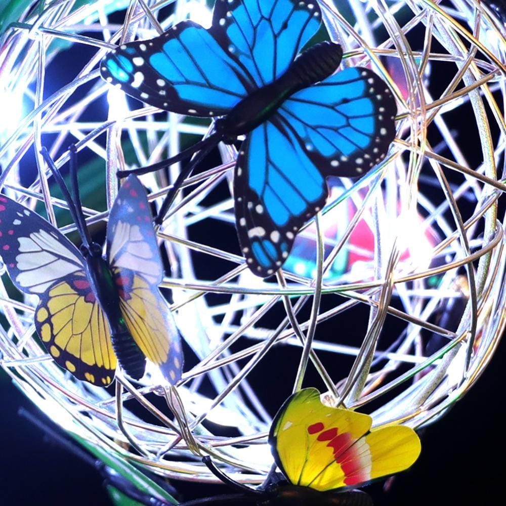 Solar Butterfly Garden Lamp