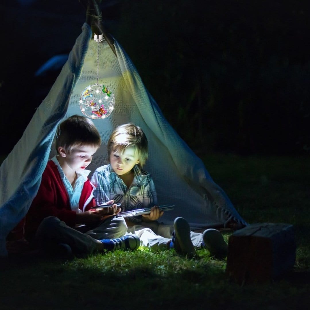 Solar Butterfly Garden Lamp