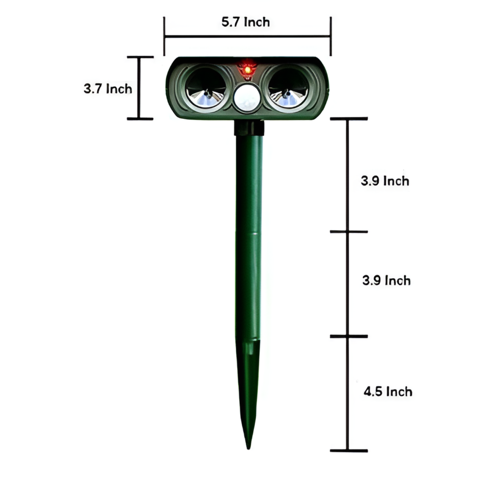 Solar Infrared Animal and Pest Repeller