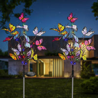 Solar-Powered Butterfly Lights