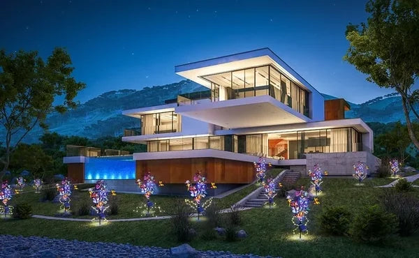 Solar-Powered Butterfly Lights