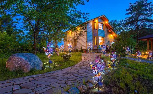 Solar-Powered Butterfly Lights