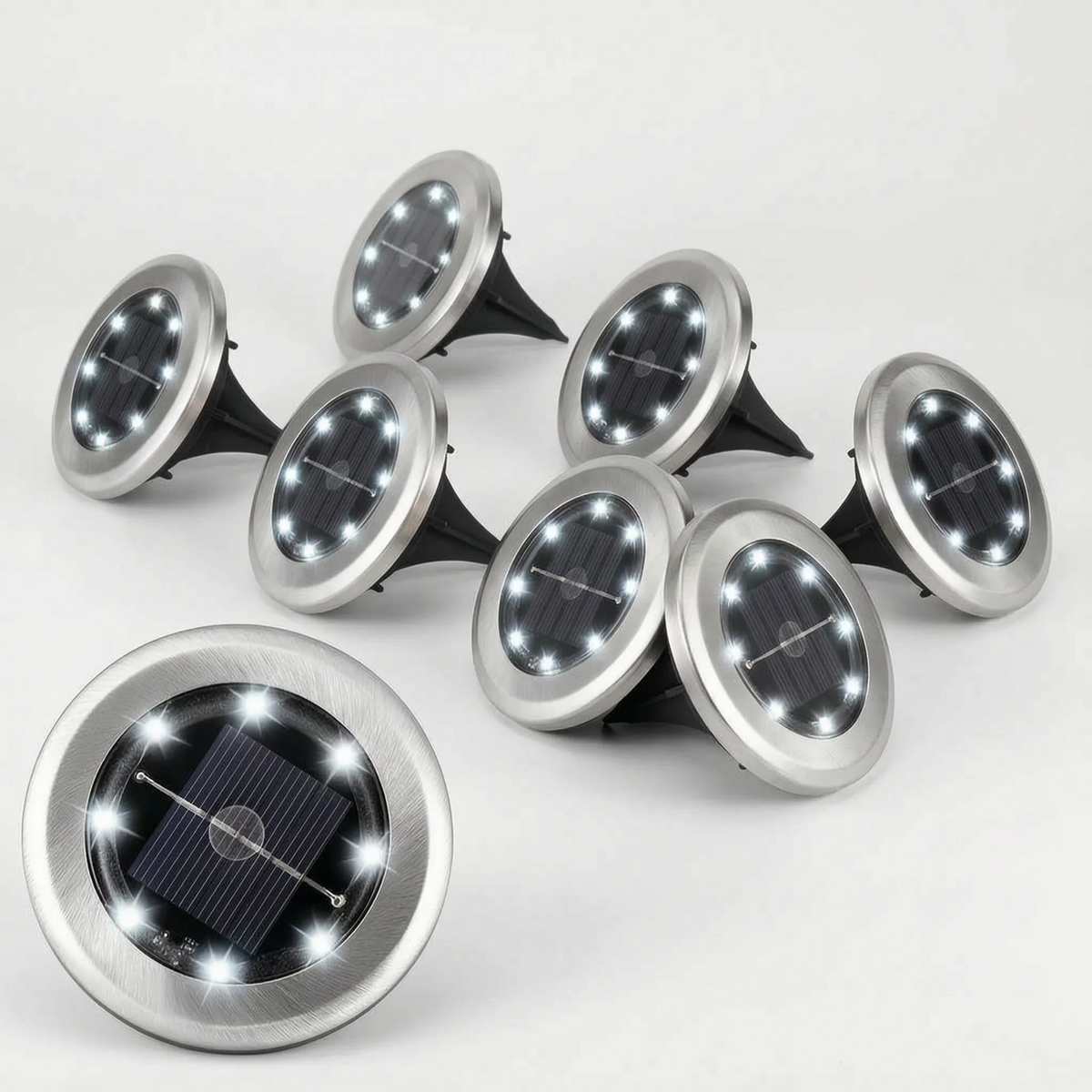Solar-Powered Ground Light