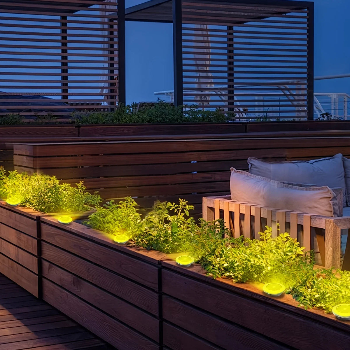 Solar-Powered Ground Light