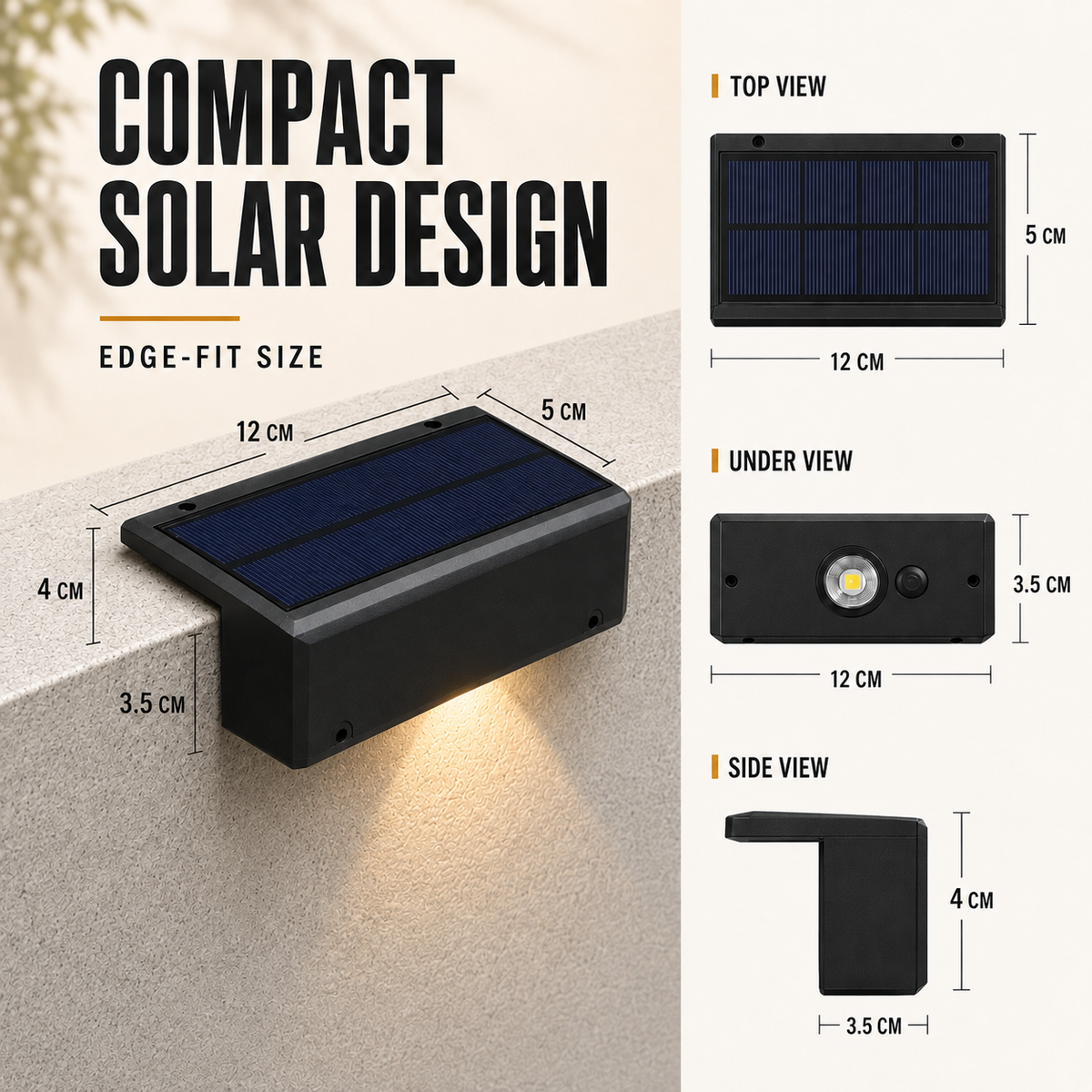 Solar-Powered Outdoor Light