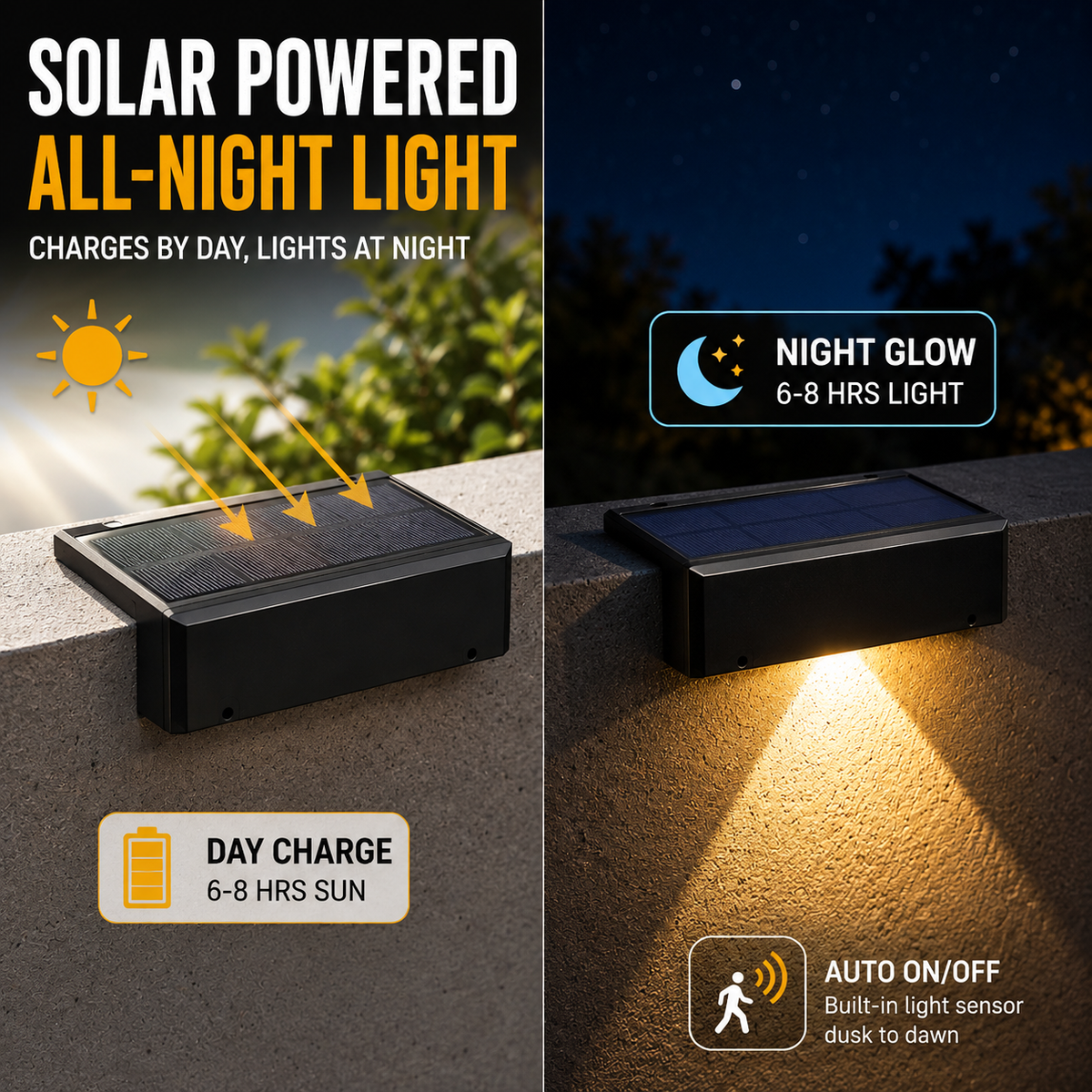Solar-Powered Outdoor Light