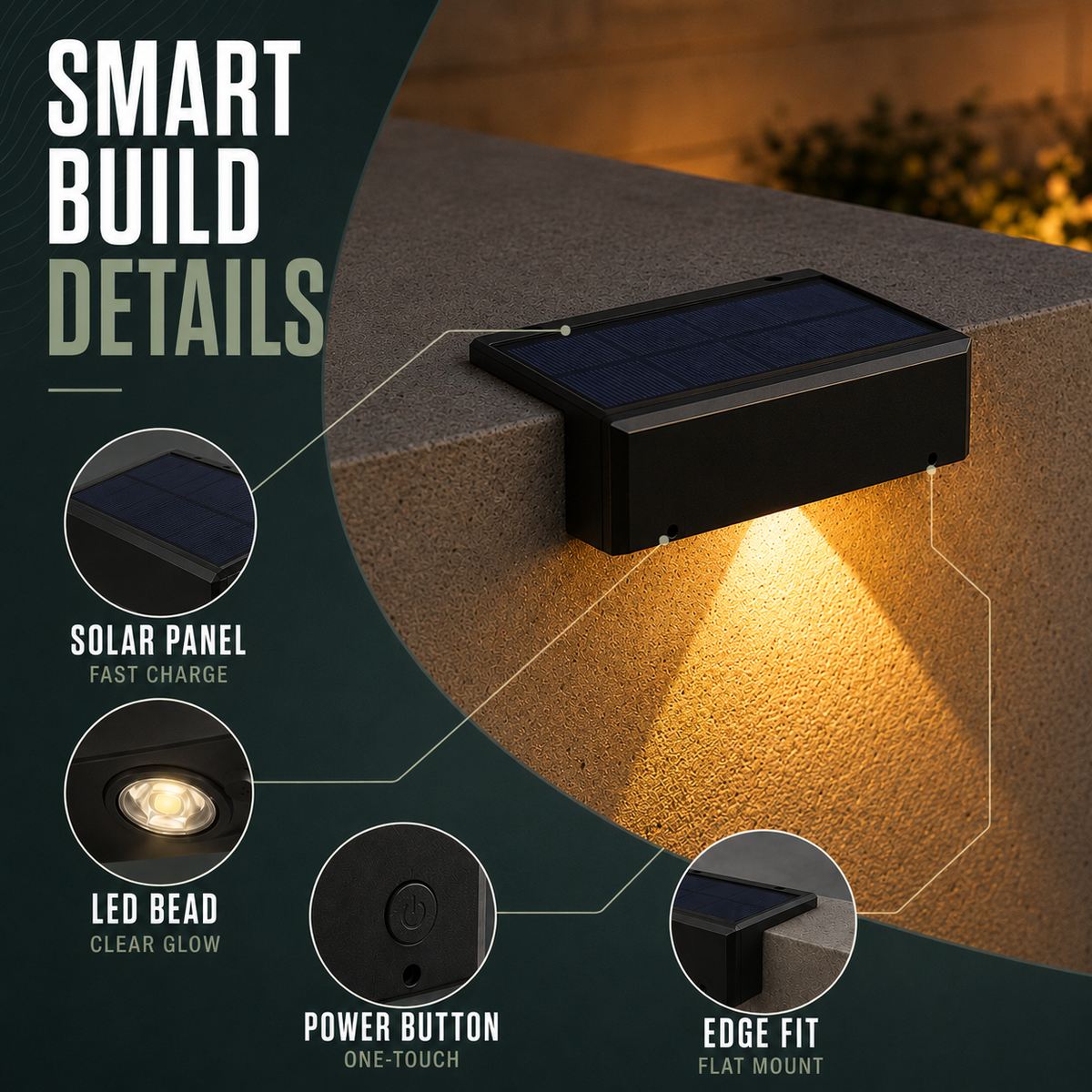 Solar-Powered Outdoor Light