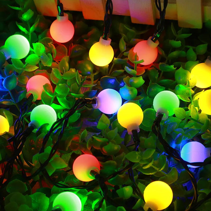 Solar-Powered Outdoor Party Lights