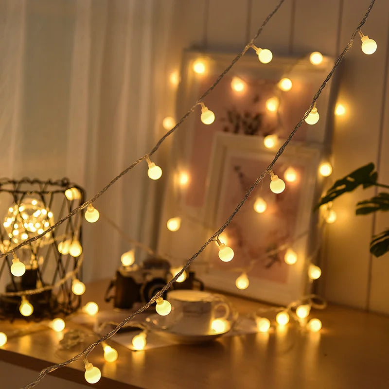 Solar-Powered Outdoor Party Lights