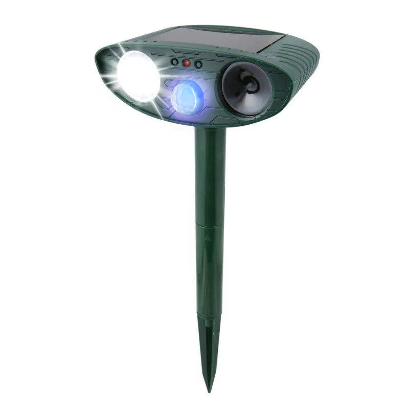Solar Ultrasonic Outdoor and Garden Cat Repeller