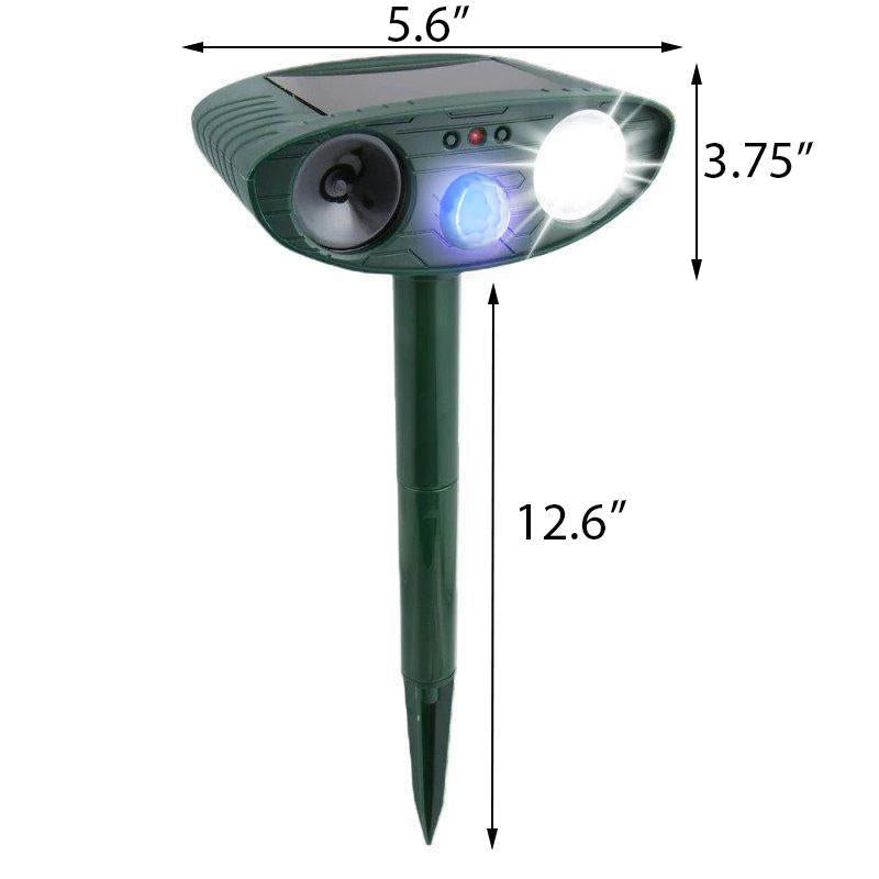 Solar Ultrasonic Outdoor and Garden Cat Repeller