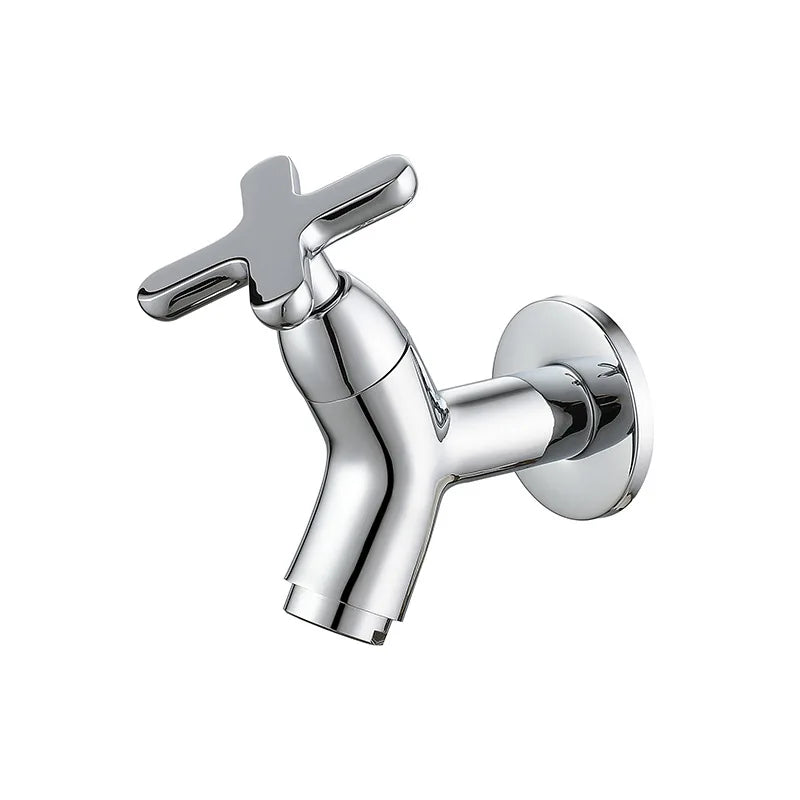 Solid Brass Wall Faucet - Cold Water Only