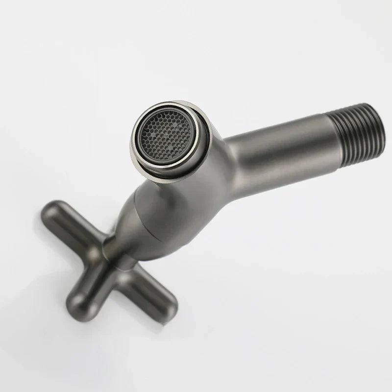 Solid Brass Wall Faucet - Cold Water Only