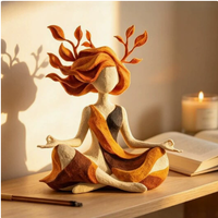 Soothing Mind Meditation Figurine Home Decor